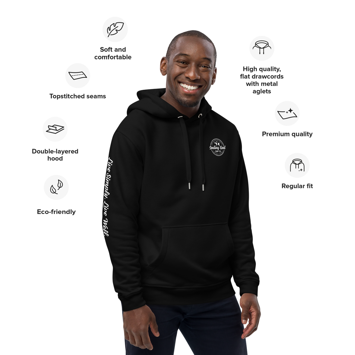 Premium eco hoodie image 2