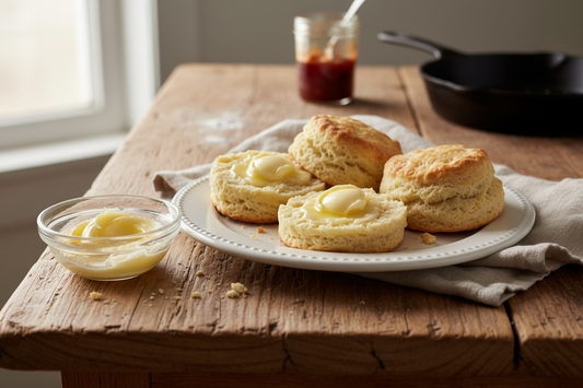 Foodie Friday: Buttermilk Biscuits (Made From Goat's Milk Buttermilk)