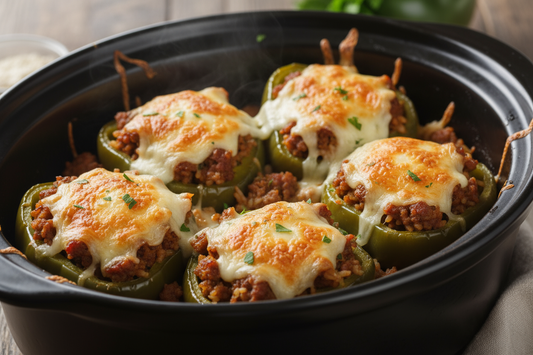 Foodie Friday: Sausage Stuffed Green Peppers
