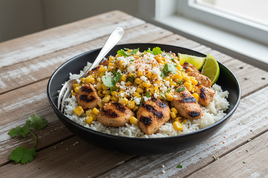 Foodie Friday: Street Corn Chicken and Rice Bowls